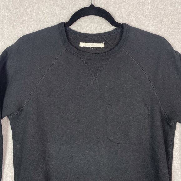 Outerknown Mens XS Black Crewneck Sweatshirt Hemp Blend - Picture 2 of 6